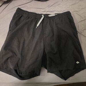BURLEBO Black Athletic Shorts